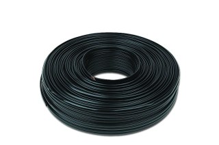 Kabel telefoniczny 4 żyły czarny 100m rolka linka