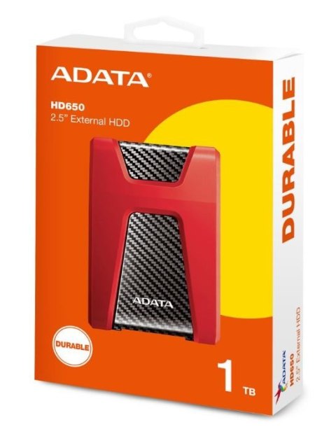 Dysk twardy DashDrive Durable HD650 1TB 2.5 USB3.0 czerwony