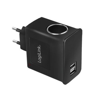 Ładowarka sieciowa USB + złącze zapalniczki samochodowej