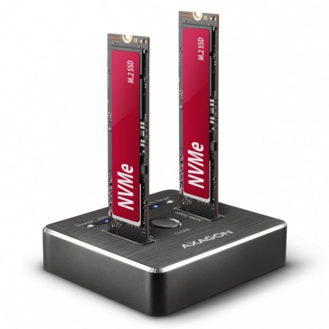 Stacja dokująca ADSA-M2C , USB-C 3.2 Gen 2 - 2x M.2 NVMe SSD CLONE MASTER
