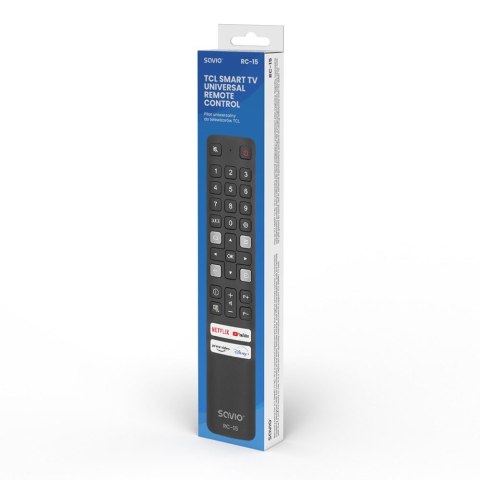 Pilot uniwersalny/zamiennik do TV TCL, Smart TV, RC-15
