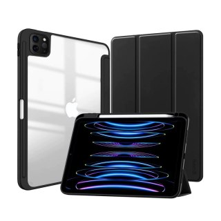 Etui PrimeFolio do iPad Air 11 (2026-2024) iPad Air 10.9 (5-4 gen.) iPad Pro 11 (2022-2021) czarne/przezroczyste