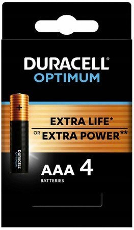 Baterie Optimum AAA LR3 blister 4 sztuki