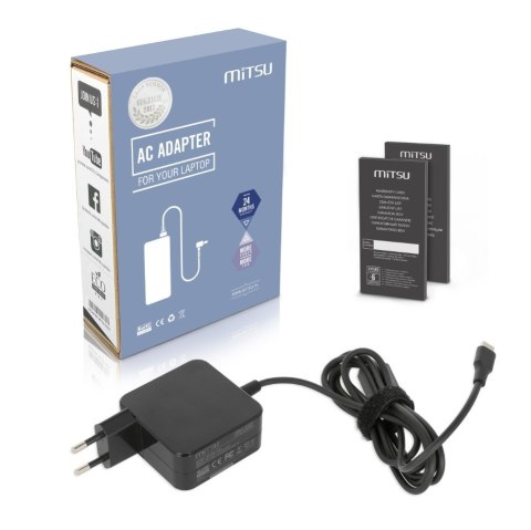 Zasilacz ładowarka do laptopa 45W USB-C 5V-9V-12V-15V/3A, 20V/2.25A PD