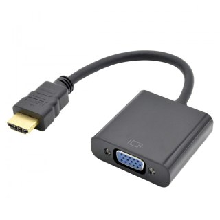 Adapter HDMI M-VGA F 15 cm