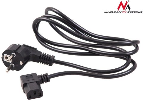 Kabel zasilający kątowy 3 pin 3M wtyk EU MCTV-803