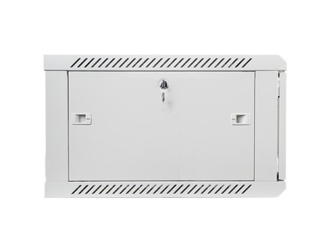 Szafa instalacyjna wisząca 19 cali 6U 600X600mm (drzwi szklane) szara