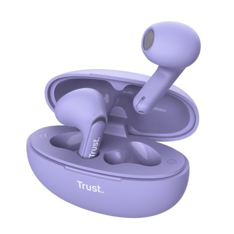 Słuchawki earbuds Yavi Bluetooth ENC fioletowe