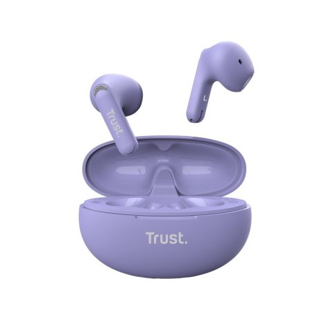 Słuchawki earbuds Yavi Bluetooth ENC fioletowe