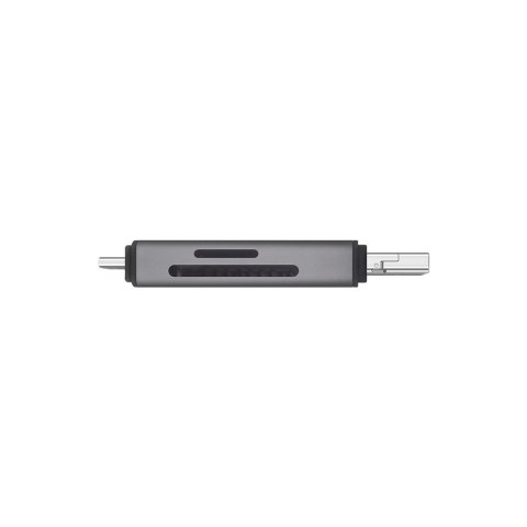 Czytnik kart SD 3w1, USB-C+ USB-A 2.0+ Micro USB, AK-72