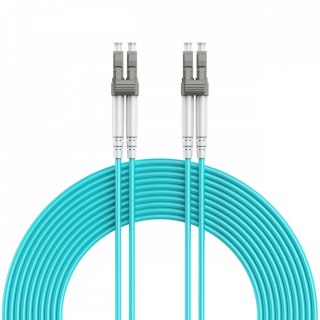 Kabel światłowodowy wielomodowy duplex OM4 50/125, LC/LC, 0.5m
