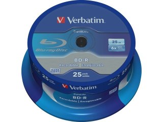 Płyty BD-R 6x 25GB 25P CB DataLife 43837
