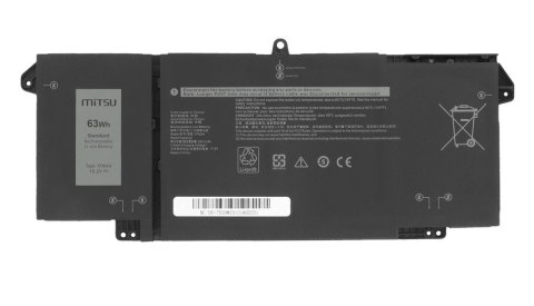 Bateria 7FMXV do Dell Latitude 5320 7320 7420 7520 - 15.2V 3600 mAh (55 Wh) 15.2V