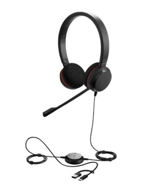 Słuchawki Evolve 20 USB-A amp C MS Stereo