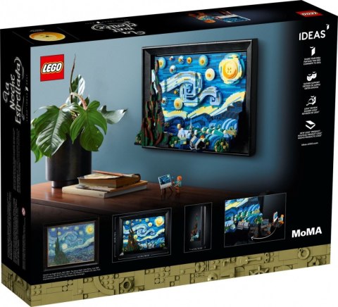 Klocki Ideas 21333 Gwiaździsta noc Vincenta van Gogha