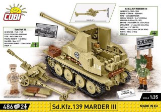 Klocki Sd.Kfz. Marder III 486 klocków