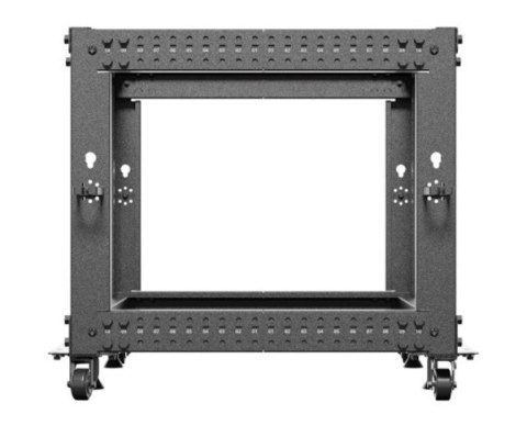 Stojak Open rack 19 cali 9U 600x600-1100 regulowany czarny