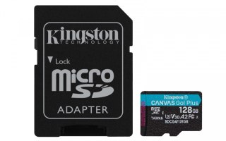 Karta pamięci microSD 128GB CanvasGo! Plus 200MB/s A2 U3 V30 + adapter