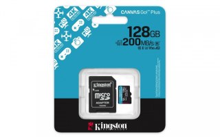 Karta pamięci microSD 128GB CanvasGo! Plus 200MB/s A2 U3 V30 + adapter