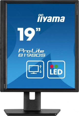 Monitor 19 cali B1980S-B1 HDMI, DP, PIVOT, HAS/150mm
