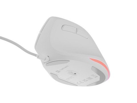 Mysz wertykalna CRAKE 2 PRO 128000DPI optyczna biała