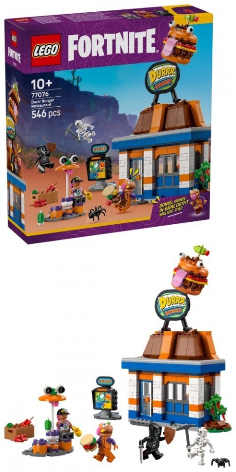 Klocki Fortnite 77076 Restauracja Durrr Burgerownia