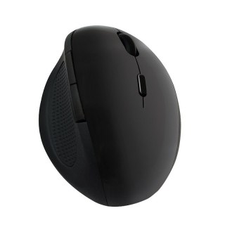Mysz optyczna radiowa 2.4GHz 1600dpi ergonomiczna czarna