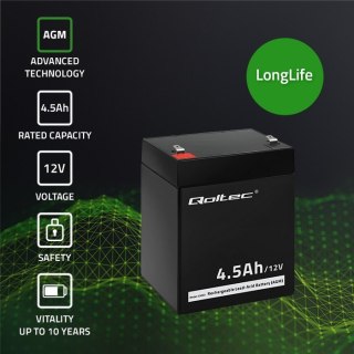 Akumulator AGM | 12V | 4.5Ah | max.1.35A